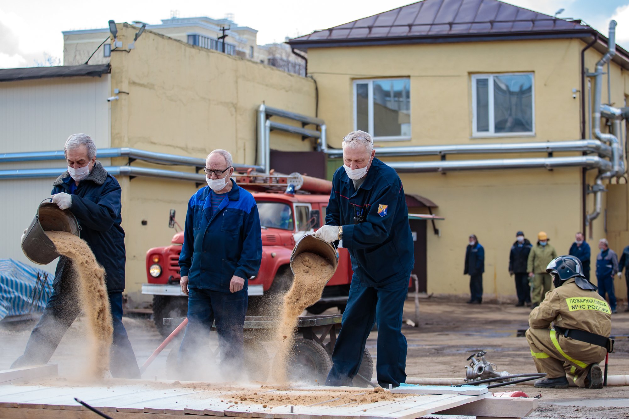 9 апреля на территории АО «Тулаточмаш» состоялись учения по пожарной безопасности