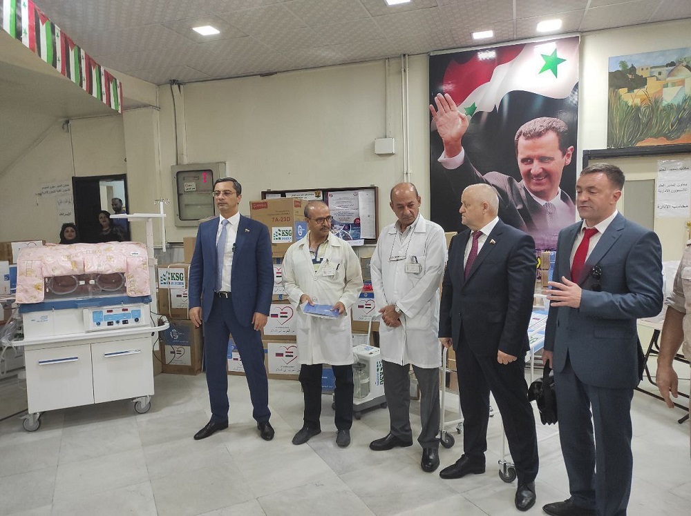 Делегация Союза машиностроителей России доставила новое оборудование сирийским медикам и провела рабочее совещание с руководством министерства промышленности САР