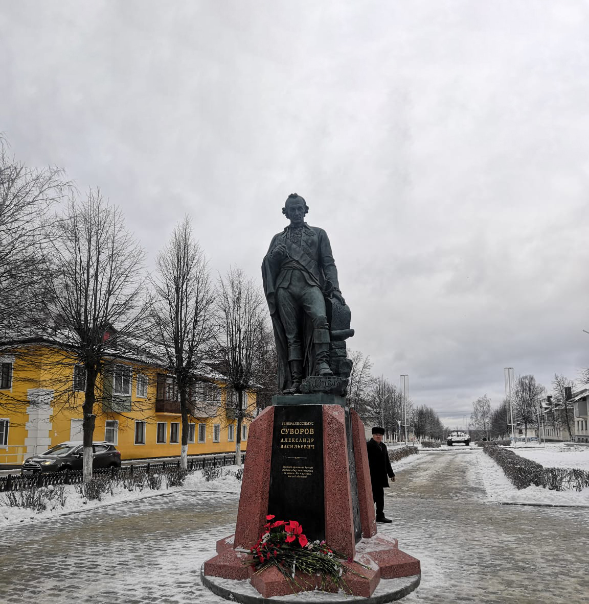 В Суворове открыли памятник великому полководцу Александру Васильевичу Суворову